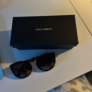 Dolce & Gabbana Black Designer Sunglasses